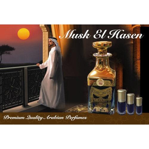 (12 ml, Black Musk) Black Deer Musk Amber Tahara Attar Rose ORIENTAL ARABIAN MUSK of MAKKAH HASEN Attar Exotic Perfume Oil Fragrance No Alcohol