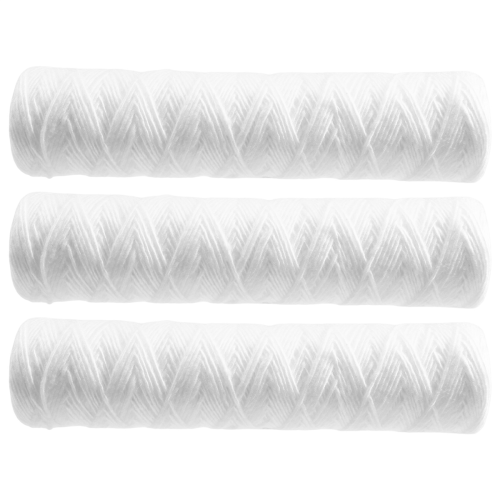 3Pc Water Purifier 10 Inch String 5 Micrometre PP Filter