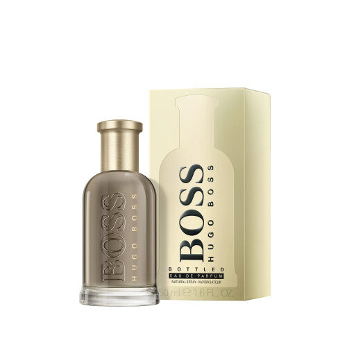 BOSS Bottled - Eau de Parfum for Him - Floral Fragrance with Notes of Magnolia, Jasmine Sambac, Sandalwood, Moss - Medium Longevity - 50ml